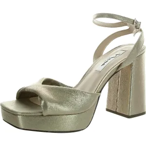 Womens Glitter Platform Sandals