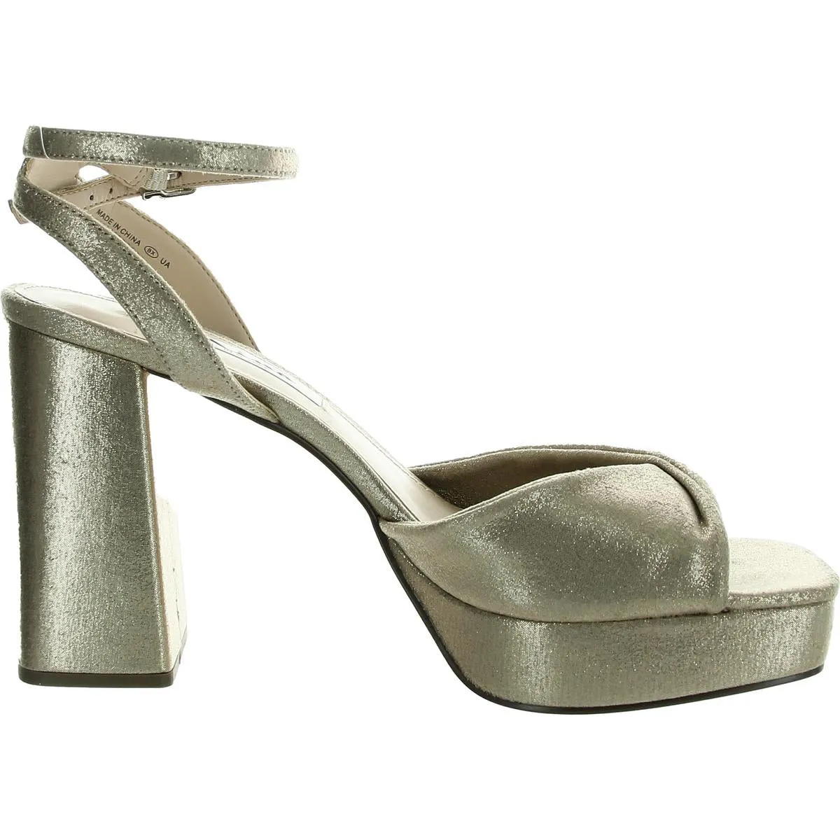 Womens Glitter Platform Sandals