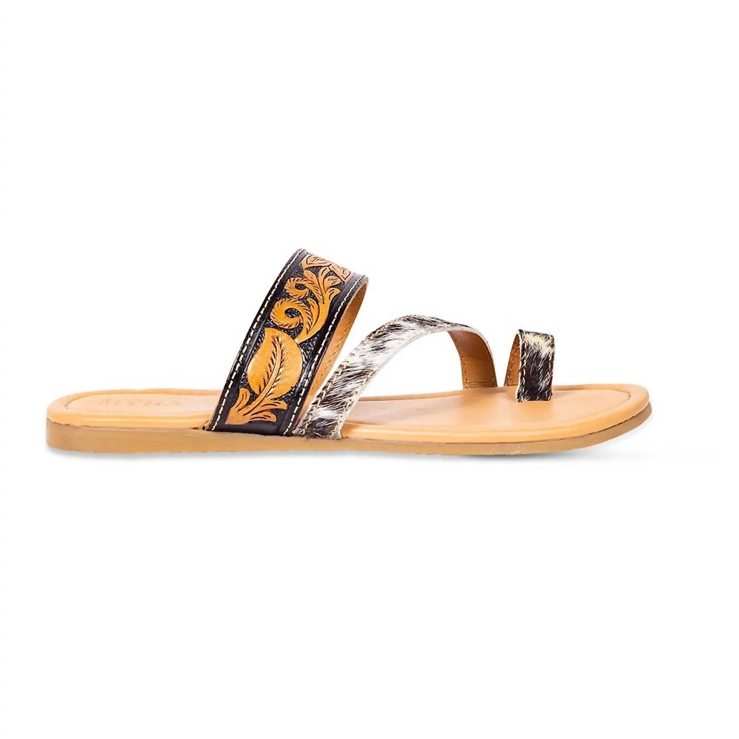 Women's Greta Lee Sandals In Brown/black/white