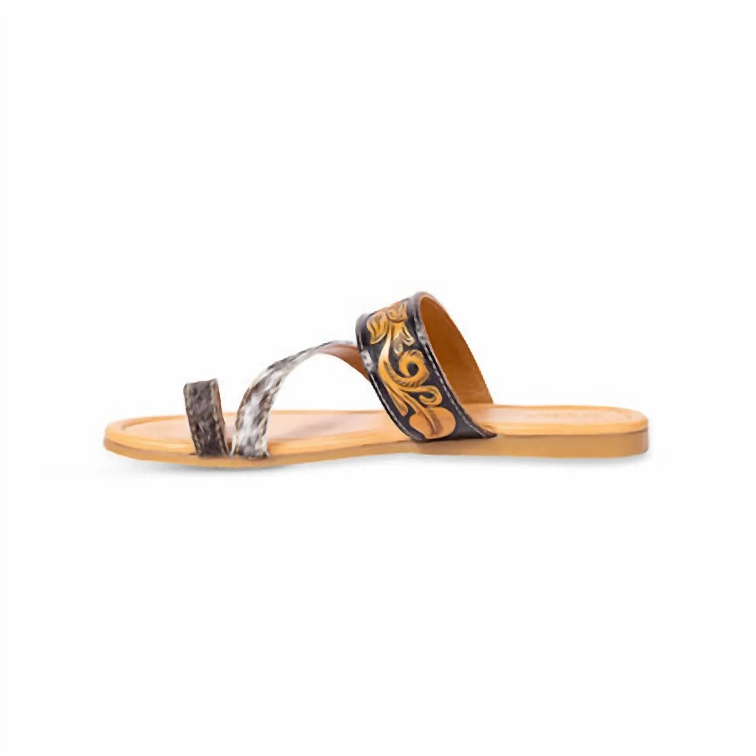 Women's Greta Lee Sandals In Brown/black/white