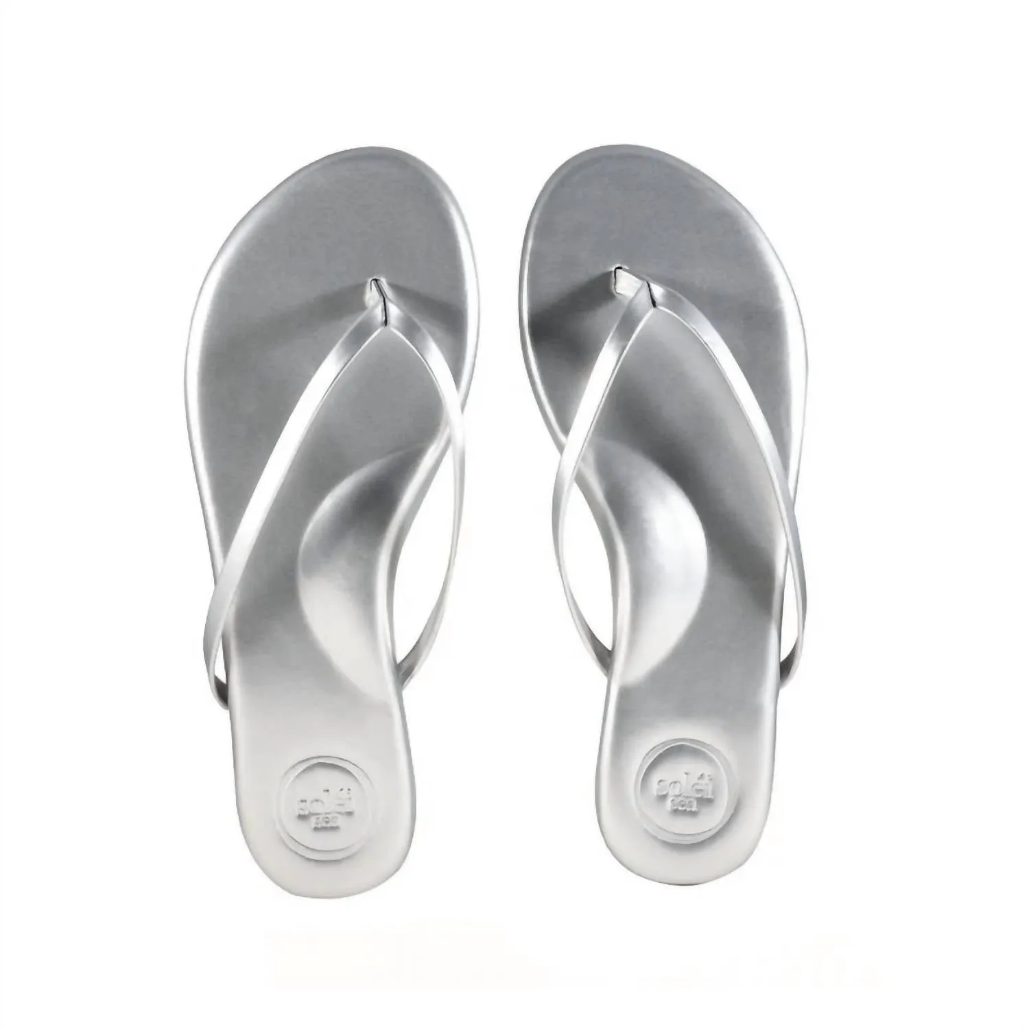 Women's Indie Sandal In Metallic Soft Silver