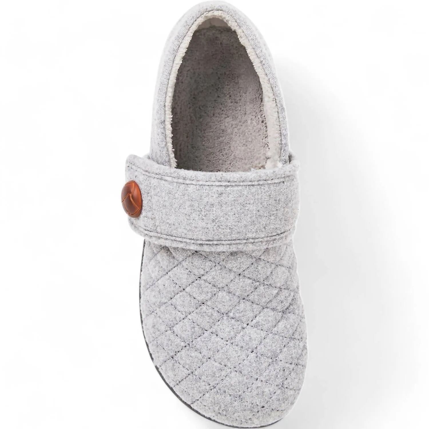 Women's Jackie Flannel Slipper In Grey