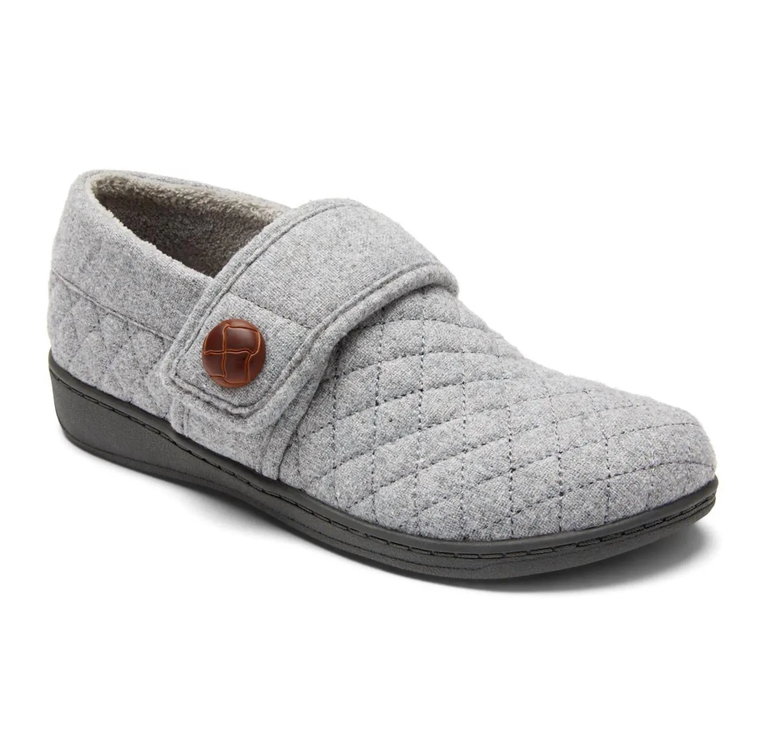 Women's Jackie Flannel Slipper In Grey