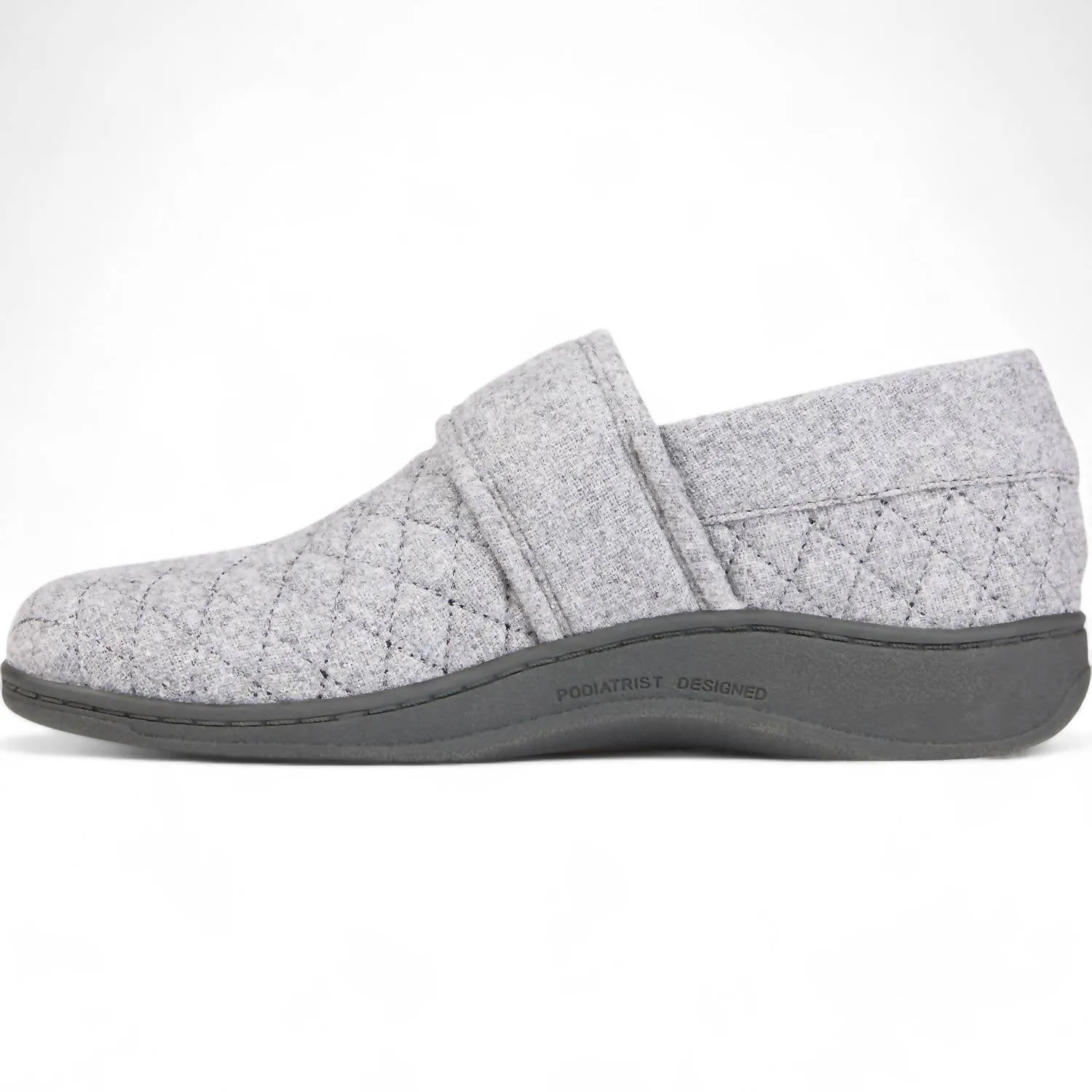 Women's Jackie Flannel Slipper In Grey
