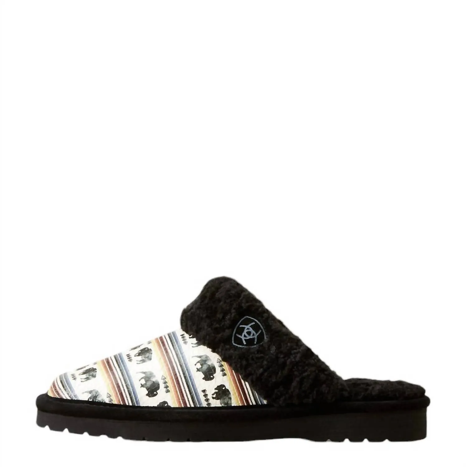 Women's Jackie Square Toe Slippers In Buffalo Print