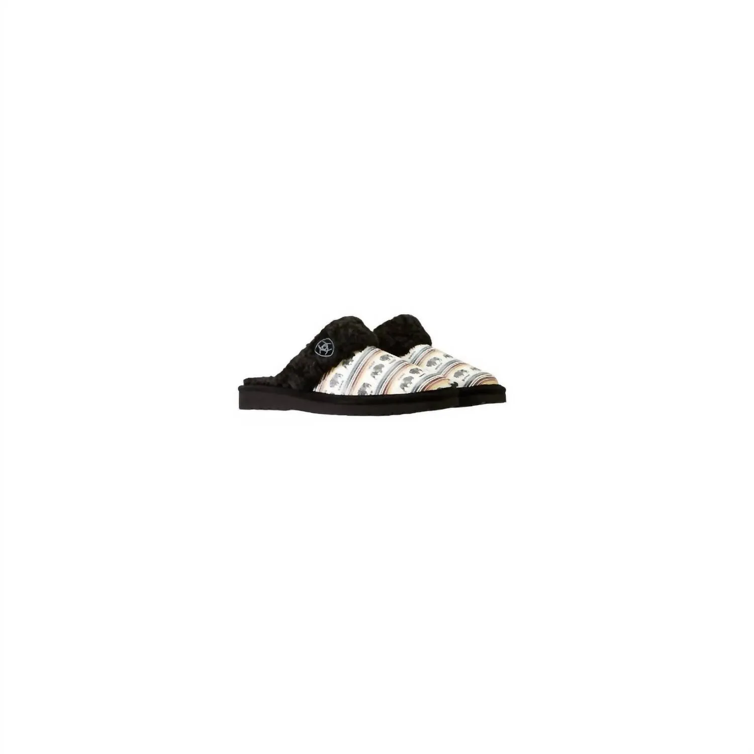 Women's Jackie Square Toe Slippers In Buffalo Print