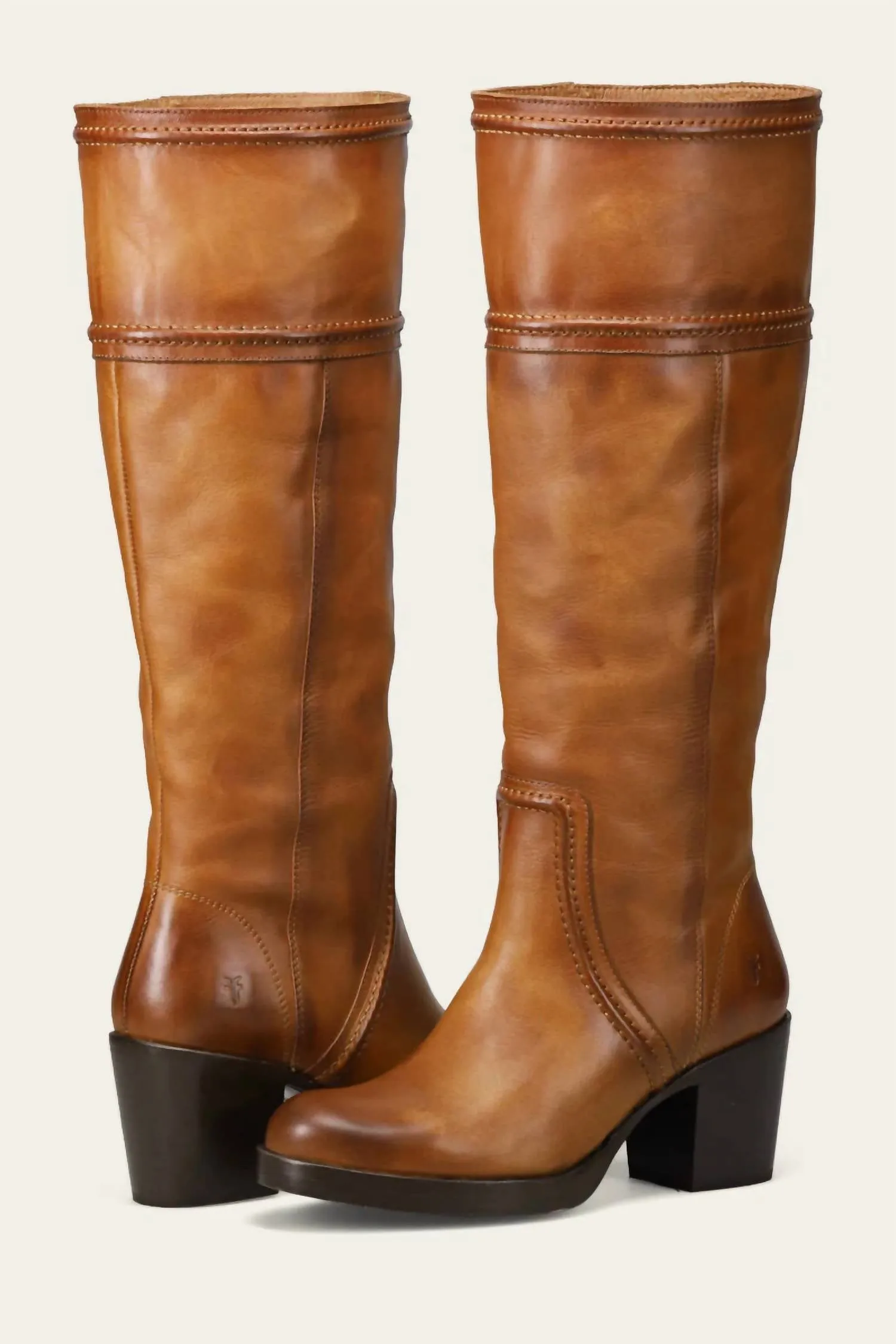Women's Jean Tall Boots In Caramel