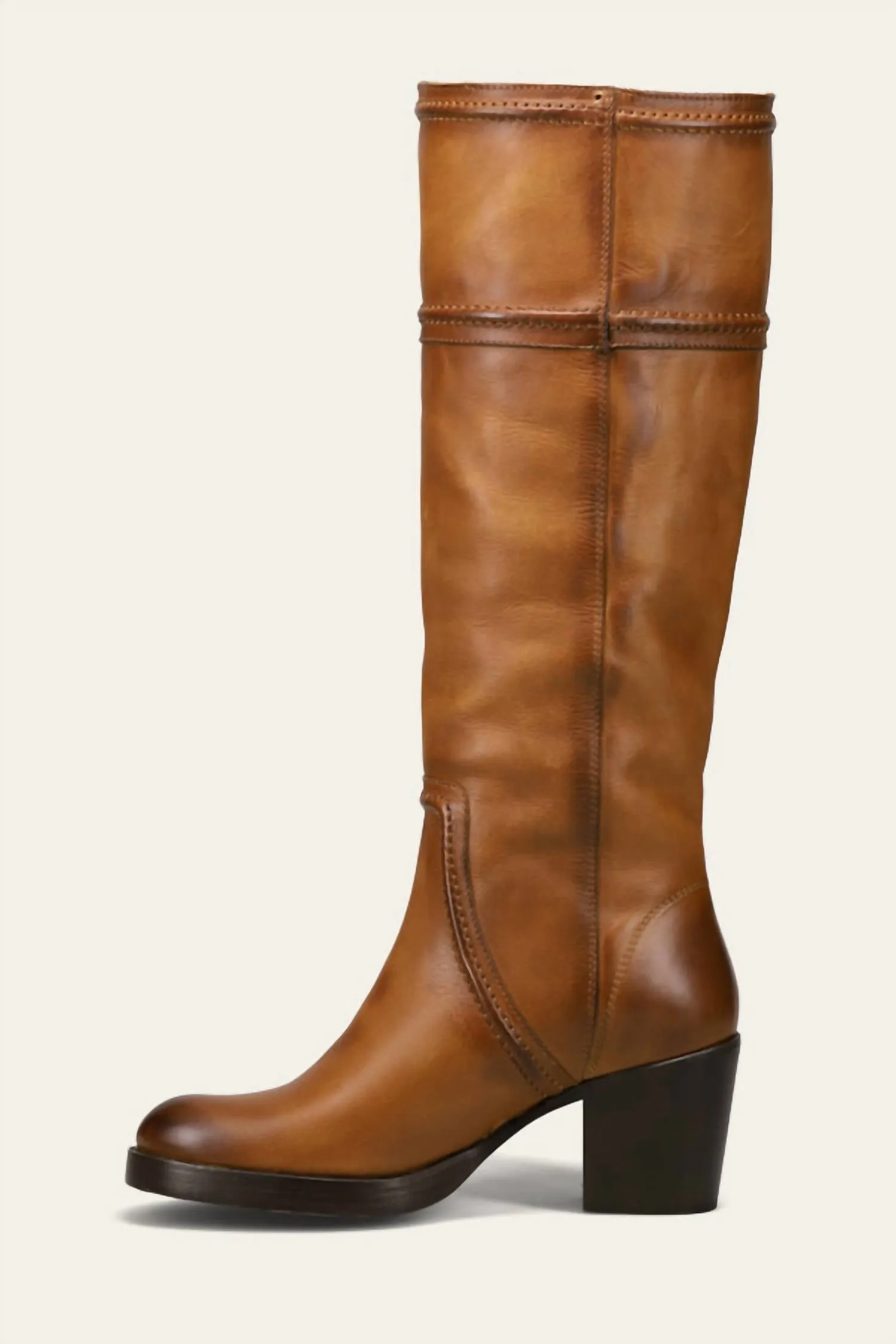 Women's Jean Tall Boots In Caramel