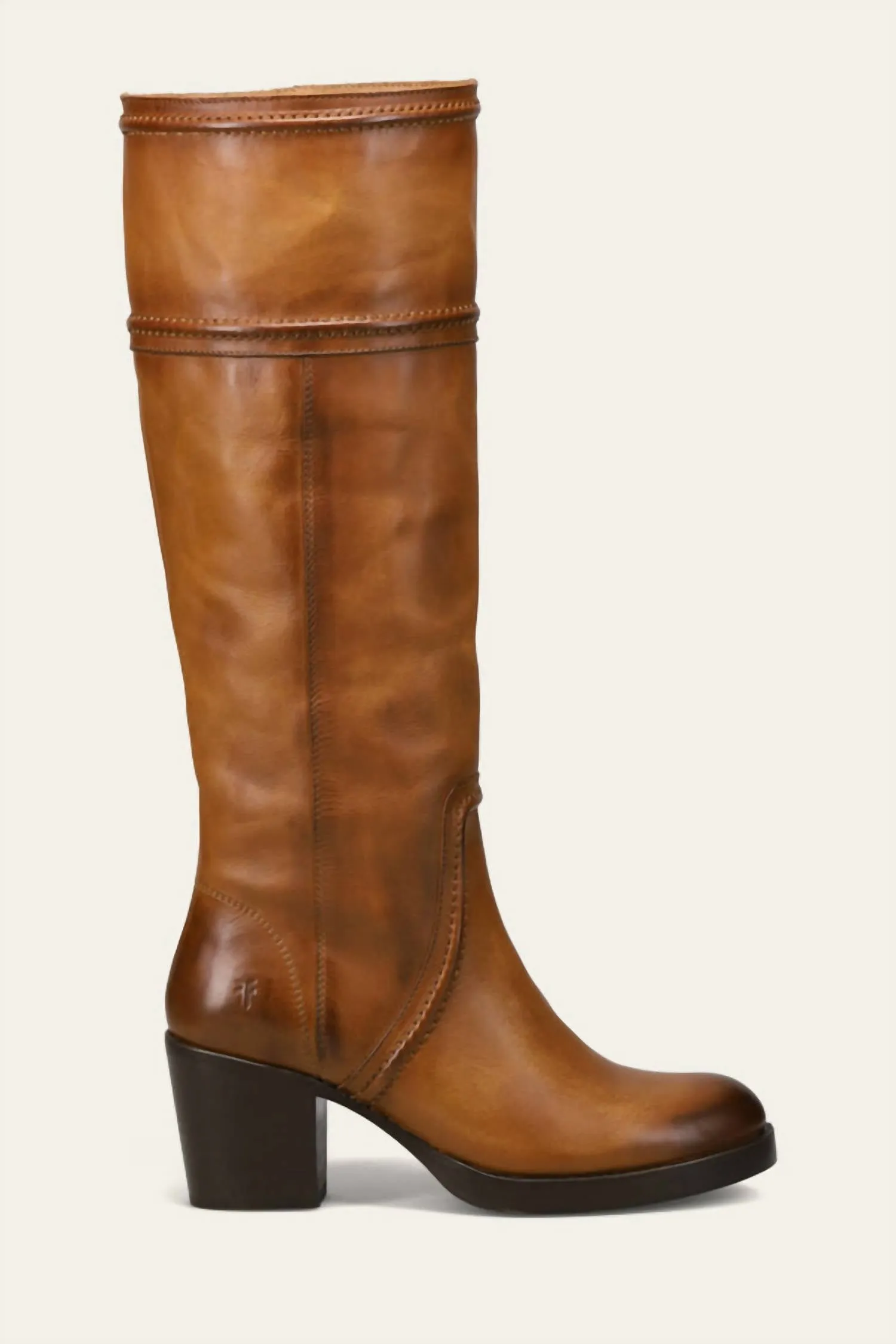 Women's Jean Tall Boots In Caramel