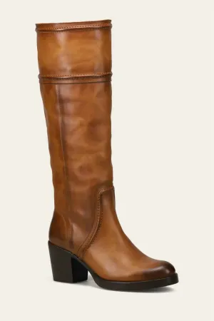 Women's Jean Tall Boots In Caramel