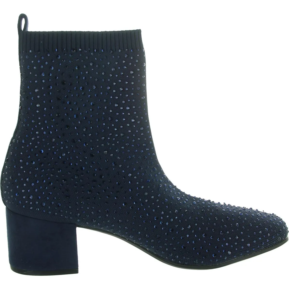 Womens Jeweled Man Made Mid-Calf Boots