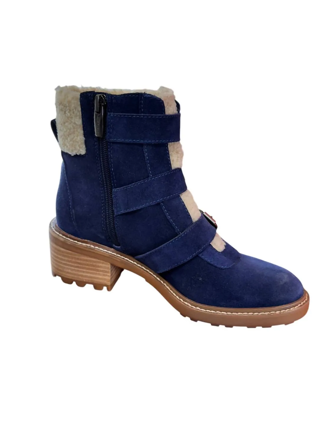 Women's Klerica Leather Boots In Navy