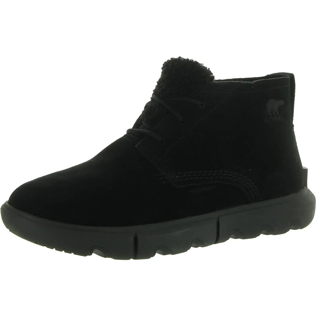 Womens Leather Ankle Chukka Boots