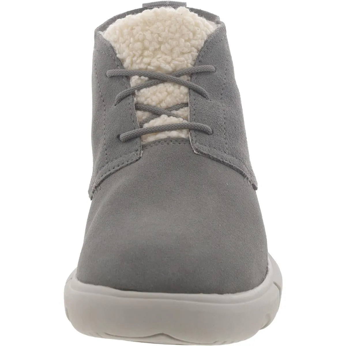Womens Leather Ankle Chukka Boots