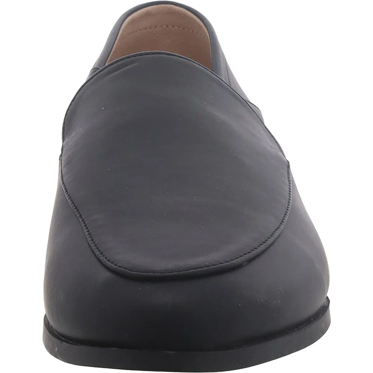 Womens Leather Flat Loafers