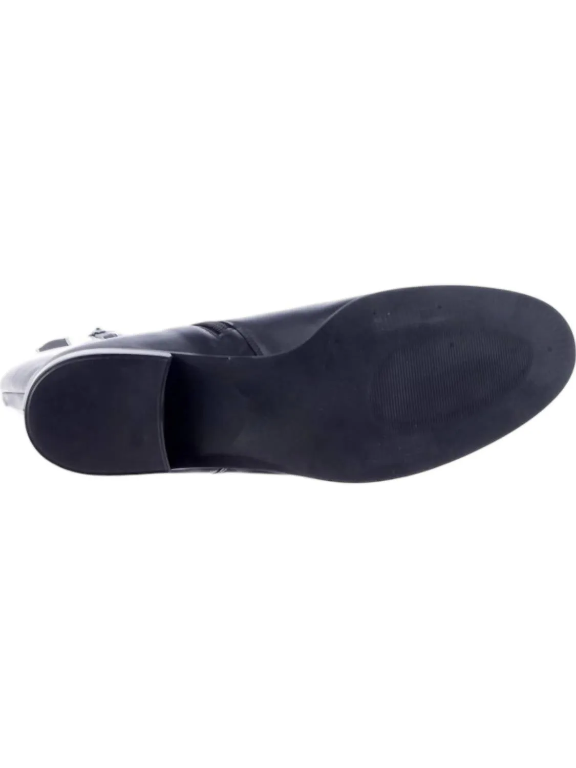 Women's Leather Tall Boots In Black