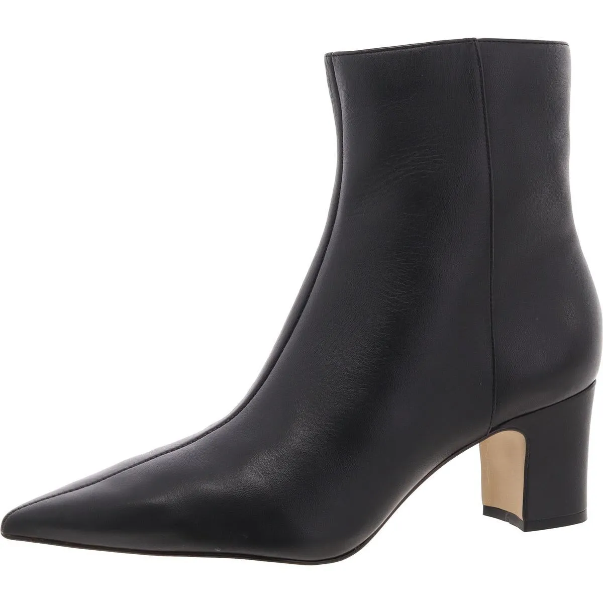 Womens Leather Zip Up Ankle Boots