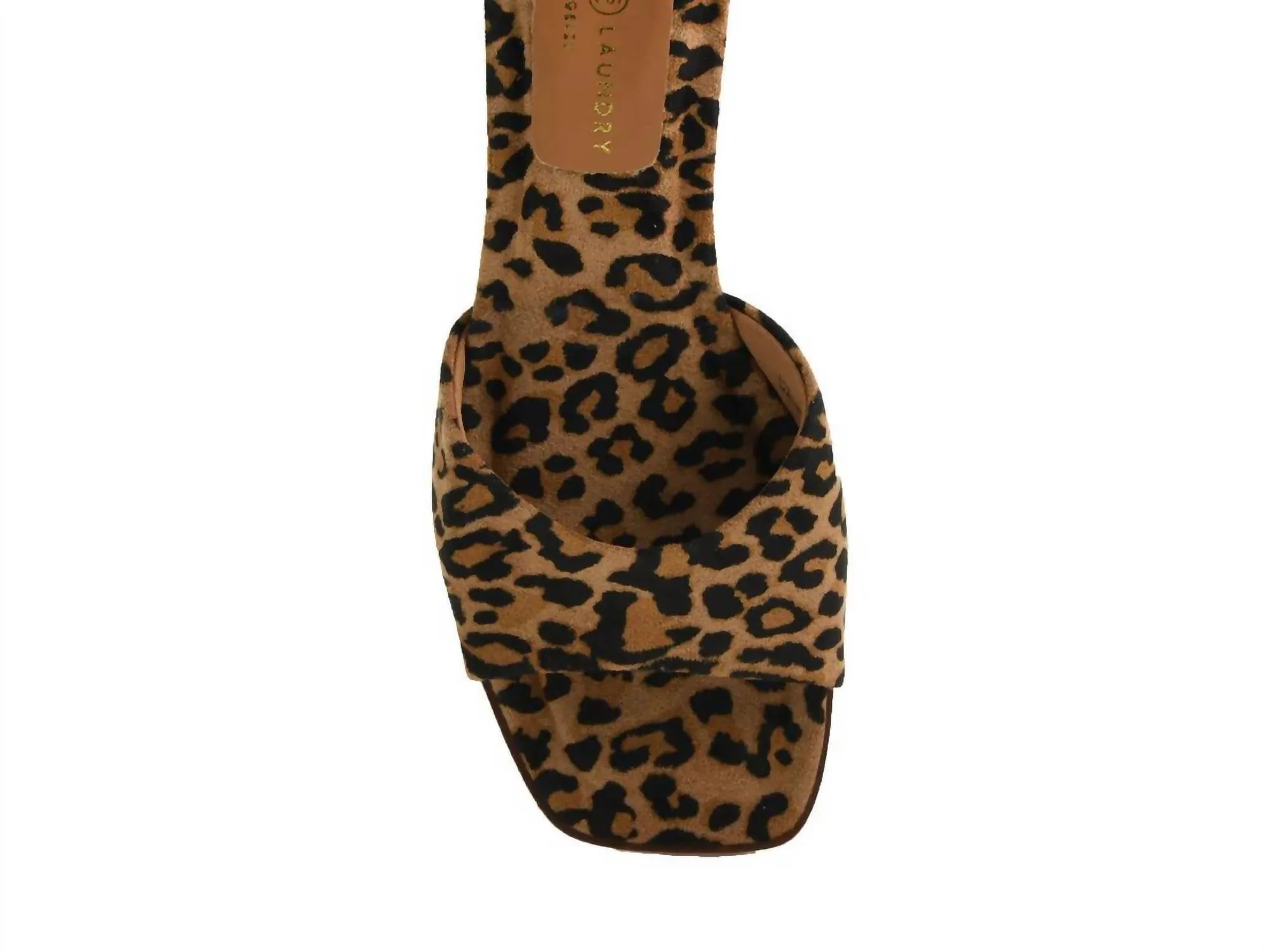 Women's Liinda Leopard Slide Sandal In Brown