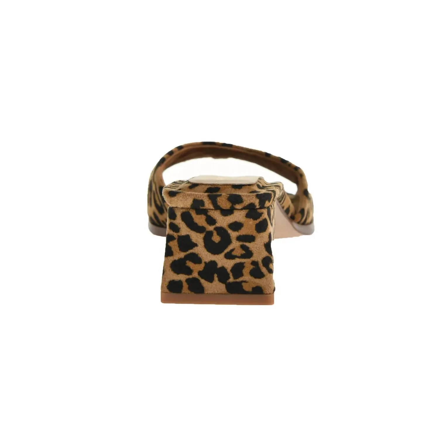 Women's Liinda Leopard Slide Sandal In Brown