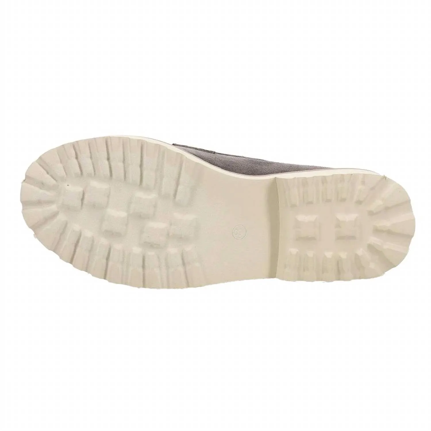Women's Literally Loafer In Light Grey Faux Suede