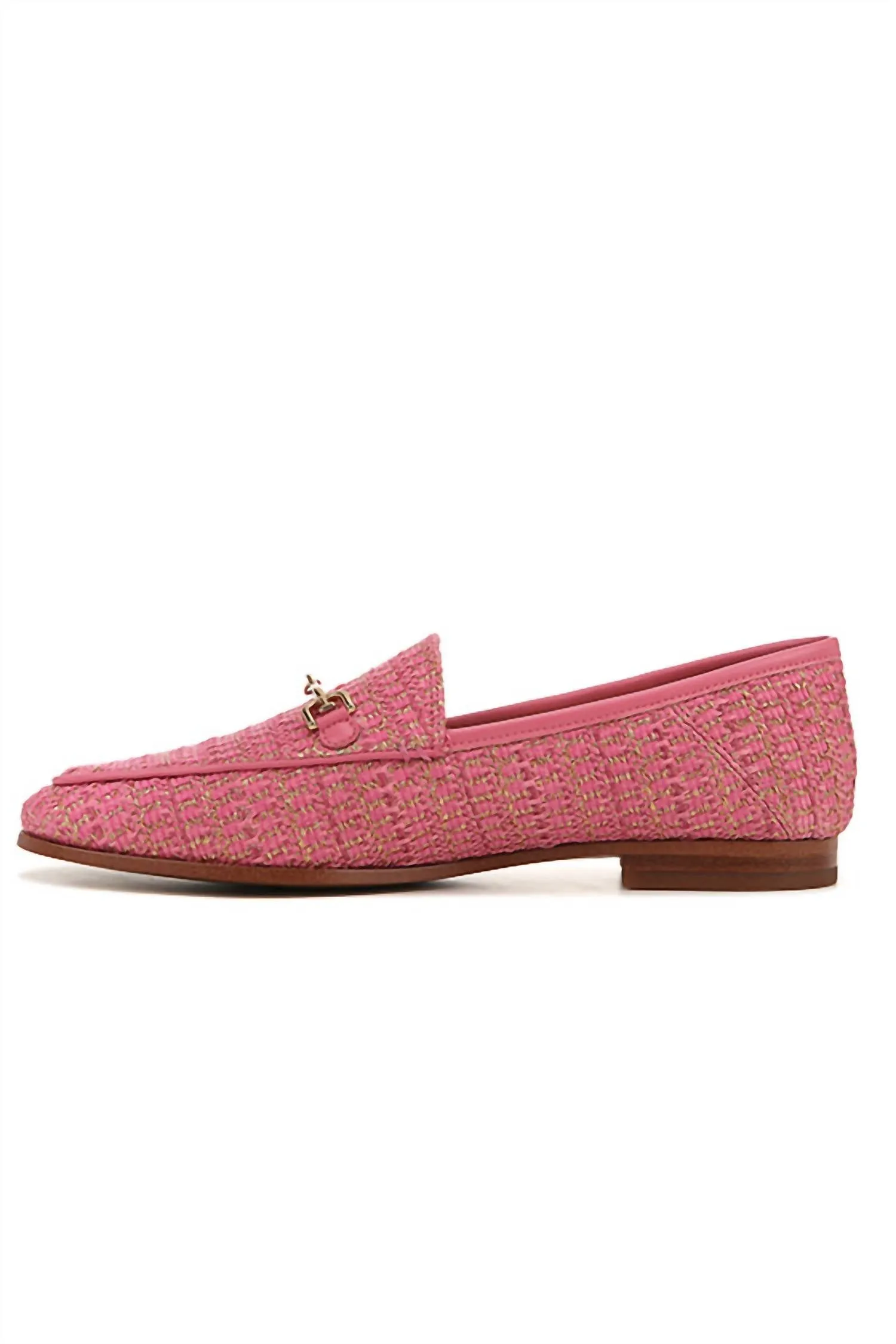 Women's Loraine Bit Loafer In Pink Rose Boucle