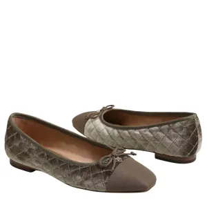 Women's Marilyn Ballet Flat In Dark Silver Sage