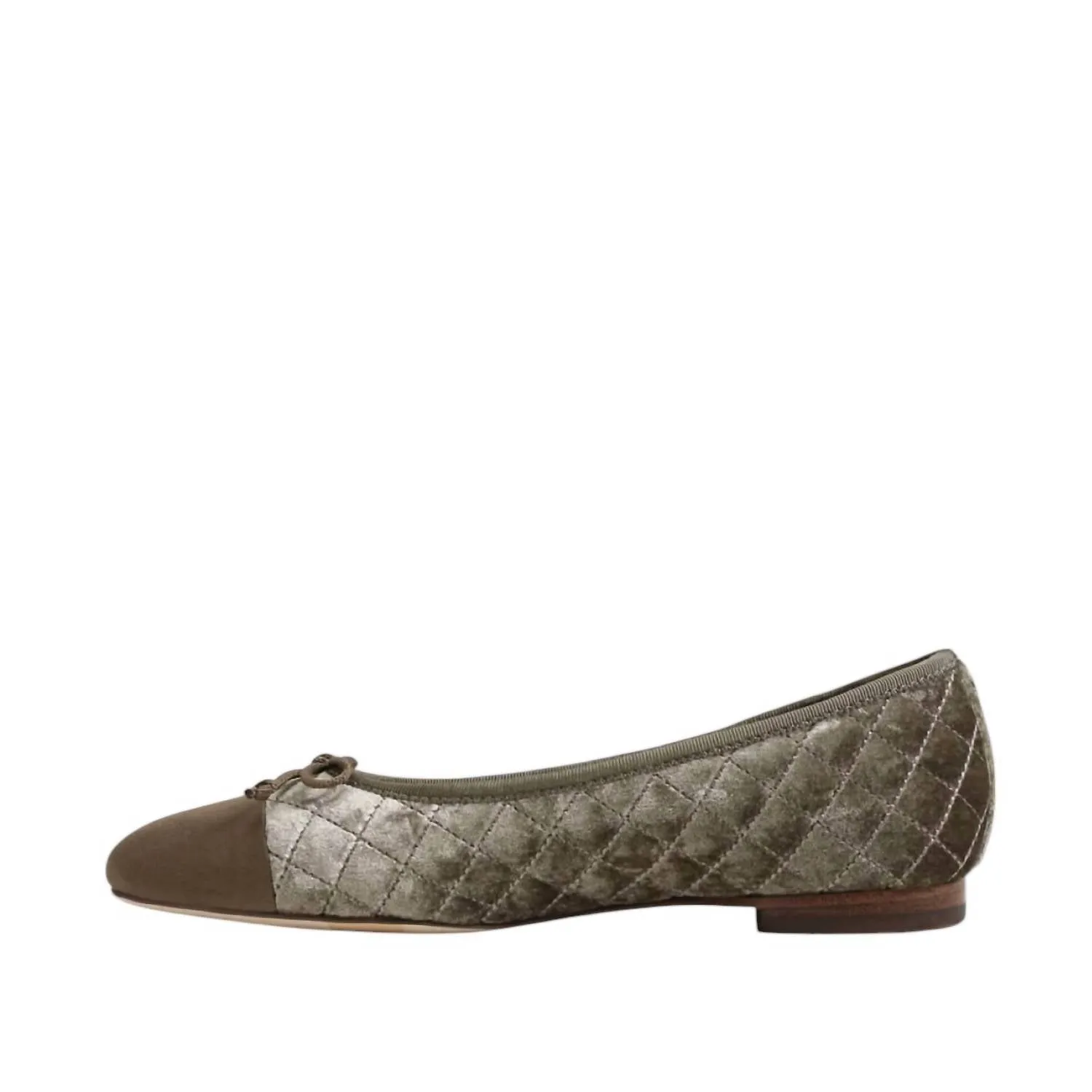 Women's Marilyn Ballet Flat In Dark Silver Sage