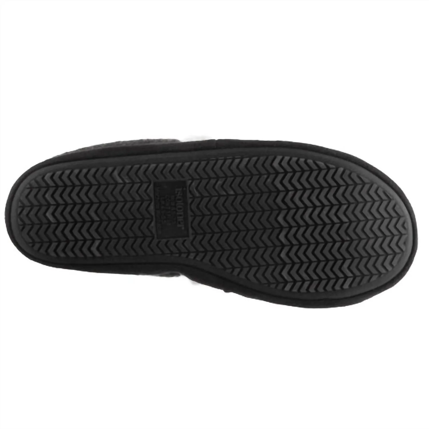 Womens Microsuede Marisol Closed Back Slipper In Black