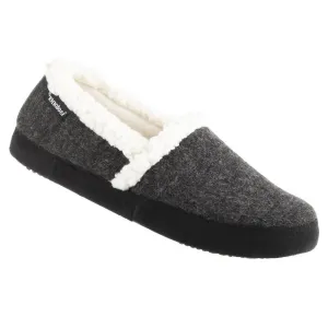 Womens Microsuede Marisol Closed Back Slipper In Black