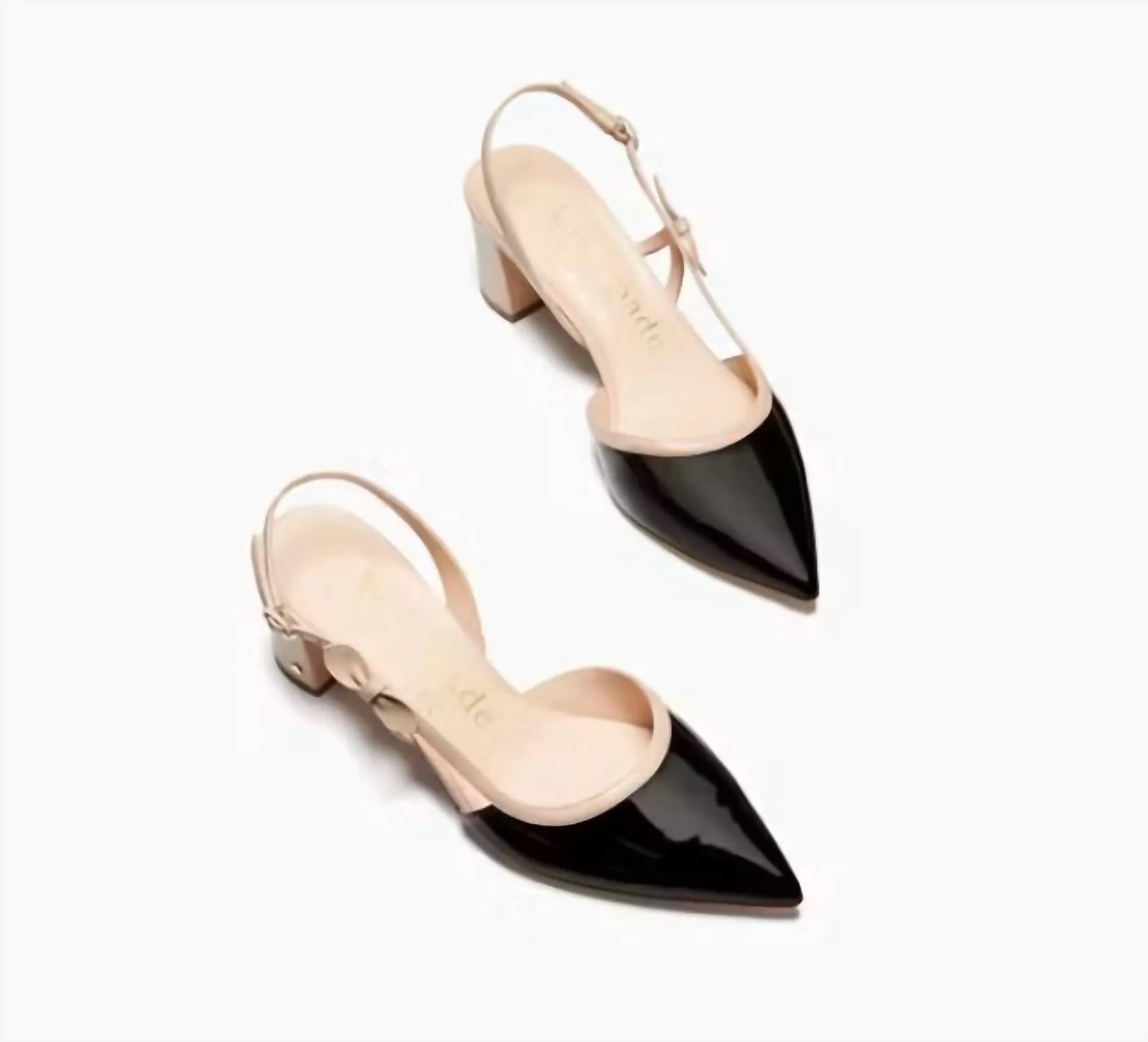 Women's Midge Bow Pumps In Black Patent