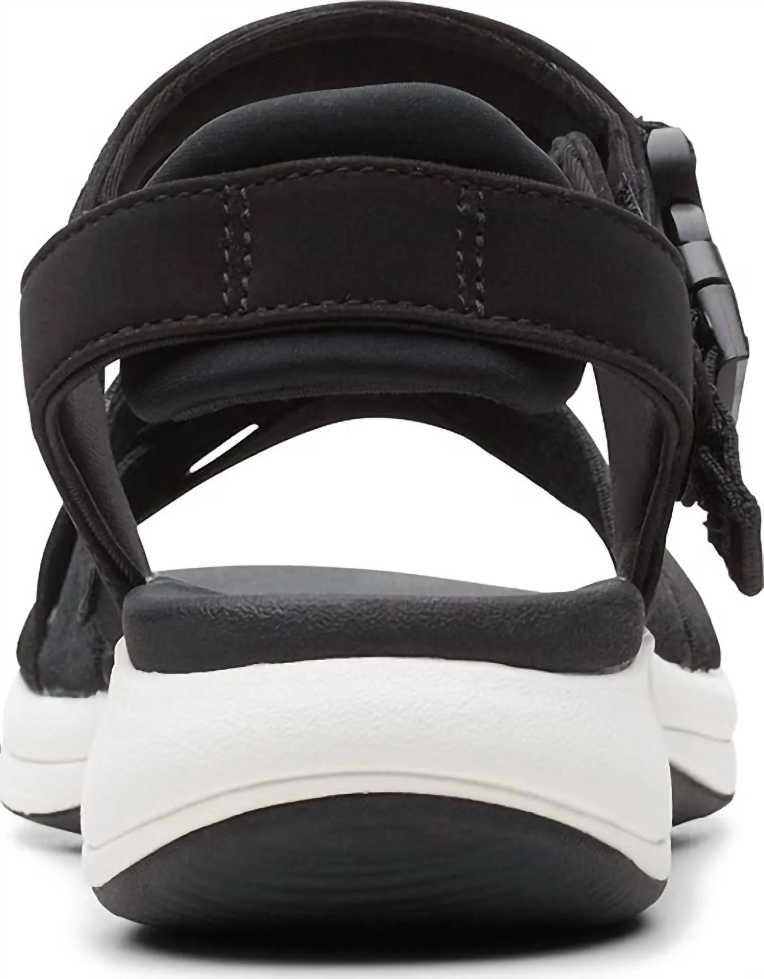 Women's Mira Tide Flat Sandal In Black Textile