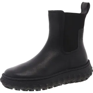 Womens Mixed Media Chelsea Boots