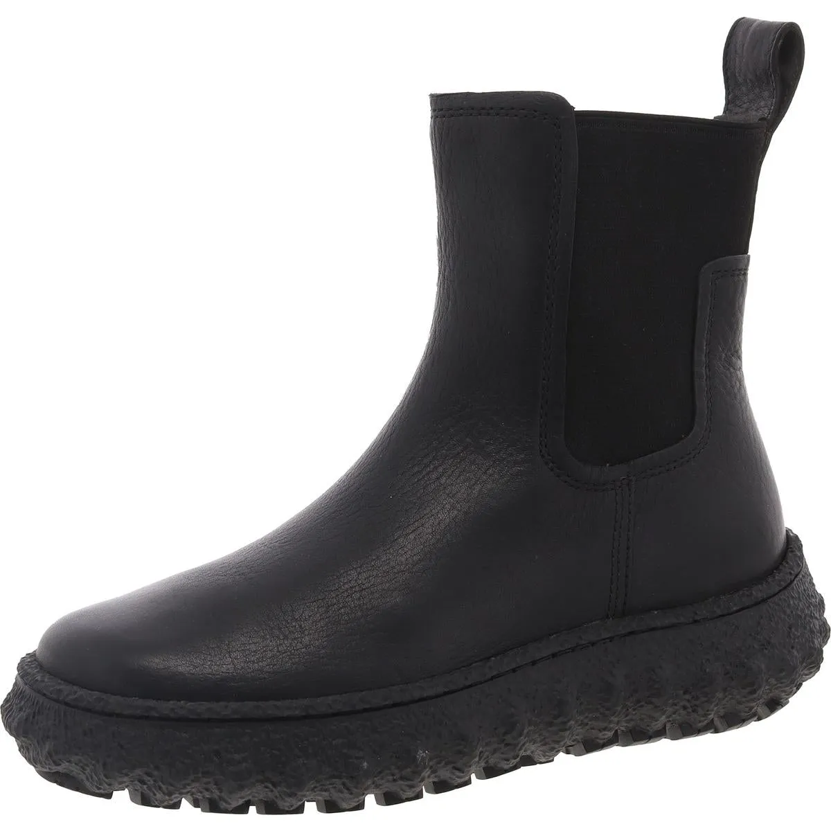 Womens Mixed Media Chelsea Boots