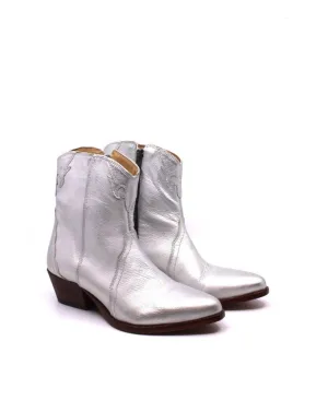 Women's New Frontier Western Boot In Silver