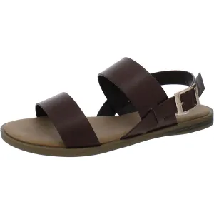 Womens Open Toe Buckle Ankle Strap