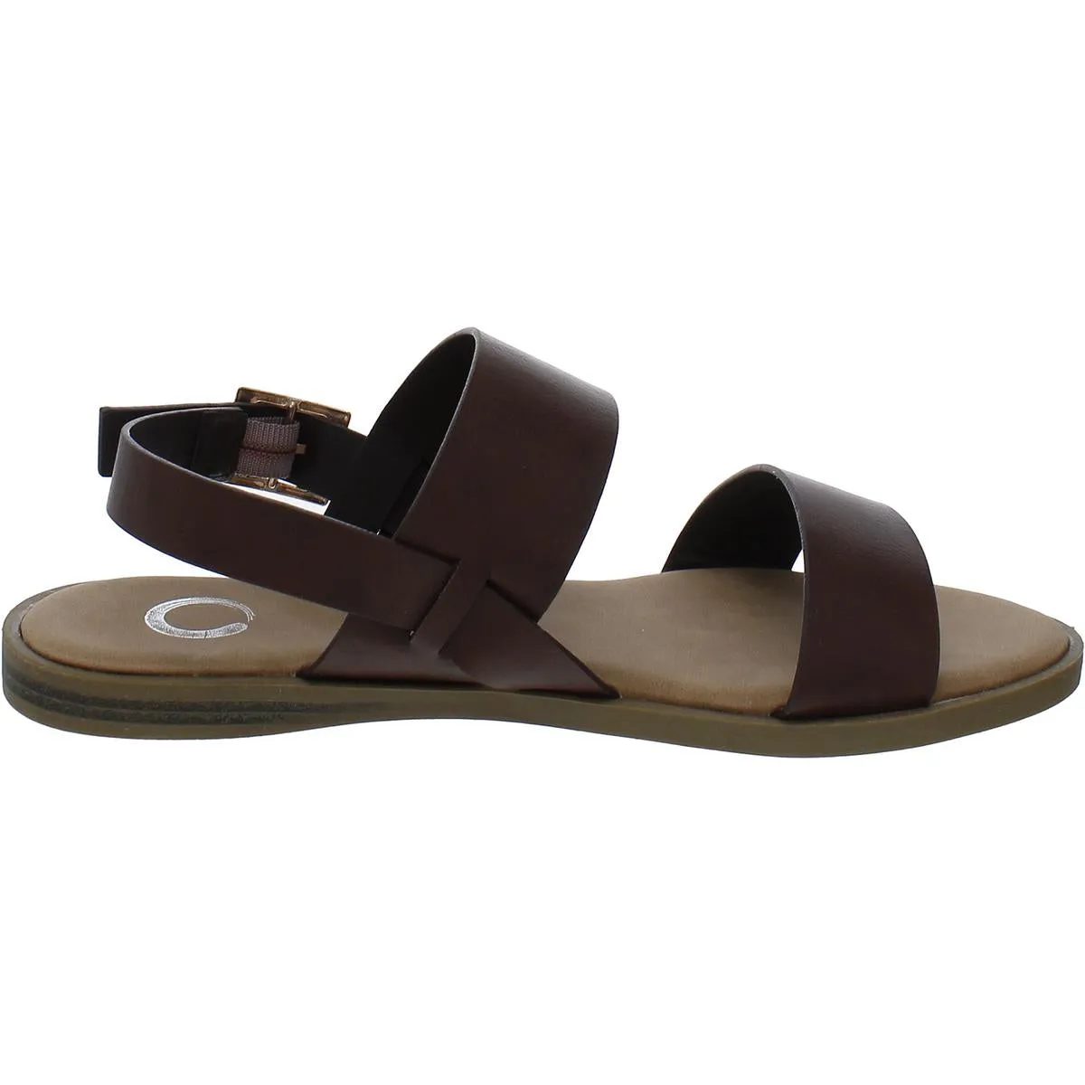Womens Open Toe Buckle Ankle Strap