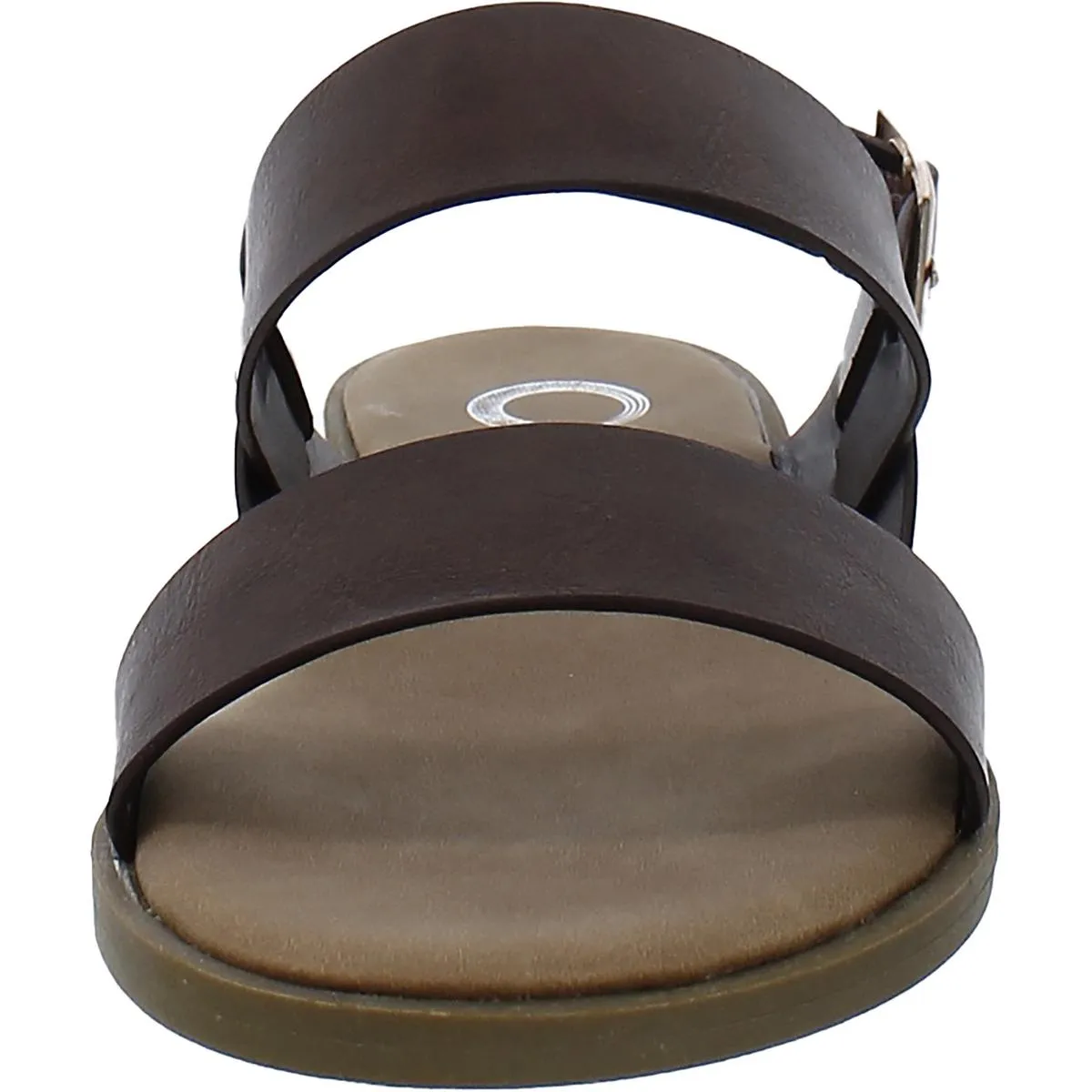 Womens Open Toe Buckle Ankle Strap