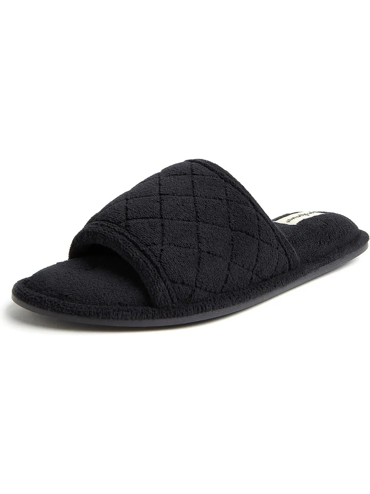 Womens Padded Insole Man Made Slide Slippers
