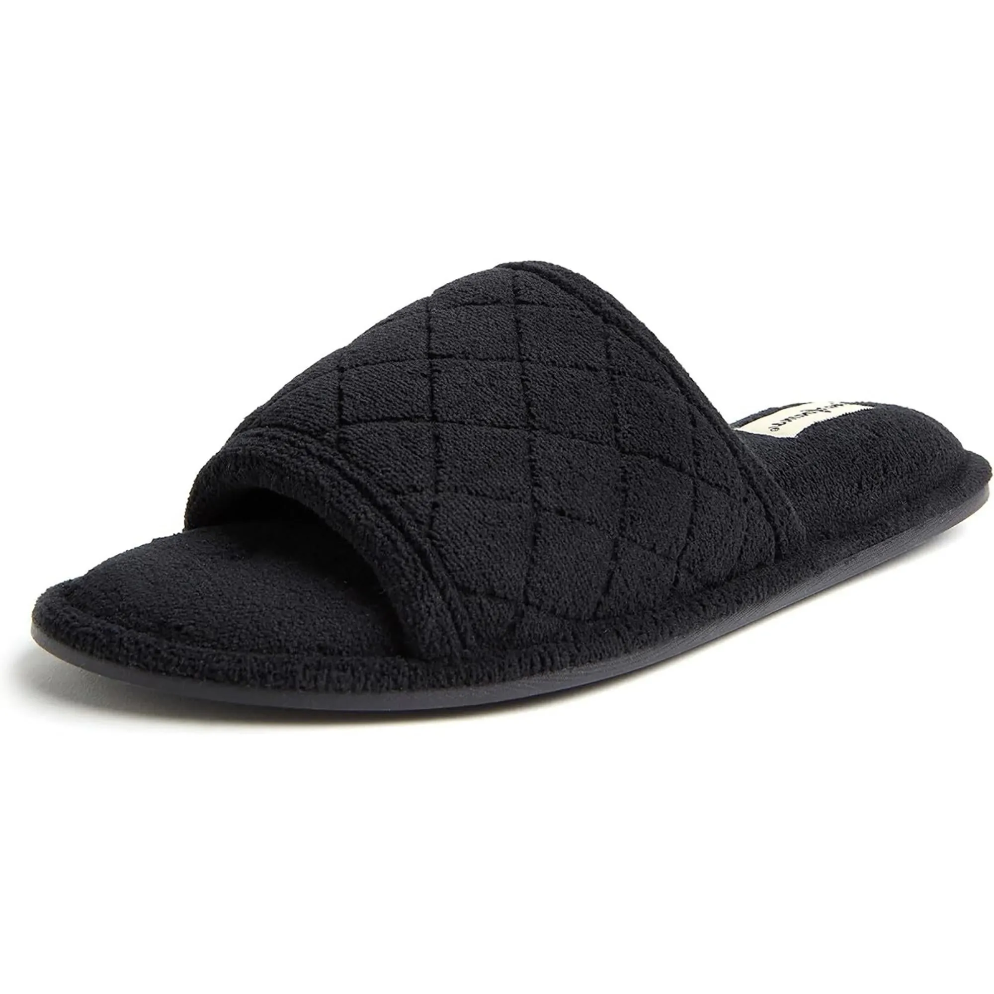 Womens Padded Insole Man Made Slide Slippers