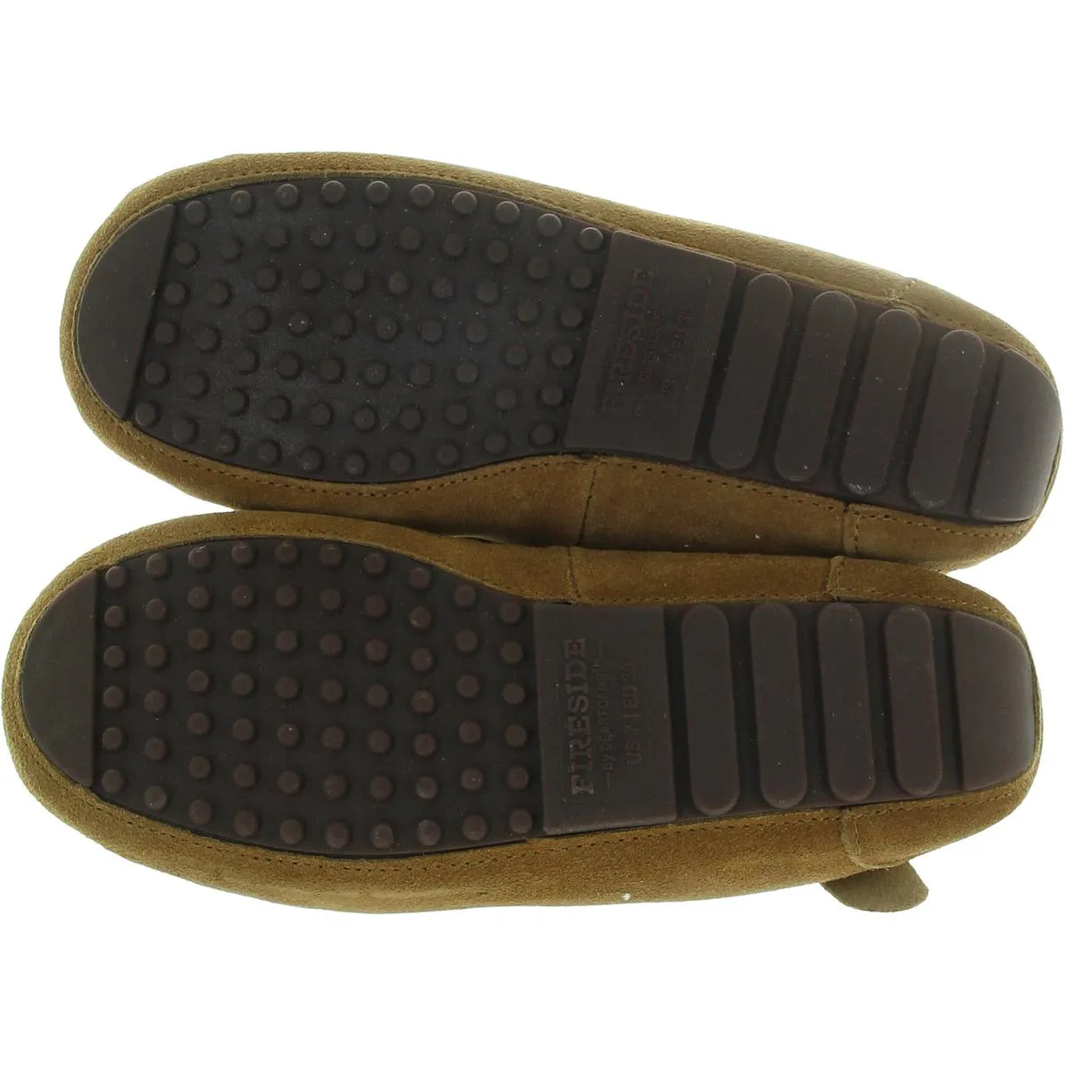 Womens Padded Insole Suede Moccasin Slippers