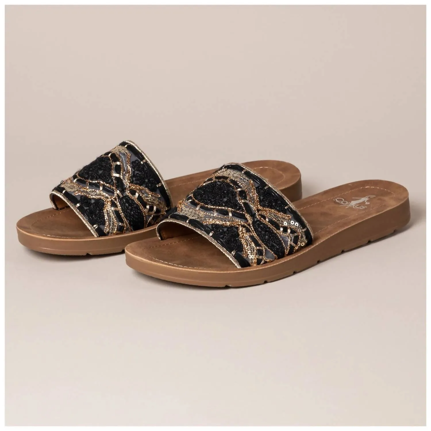 Women's Pinwheel Flats In Black