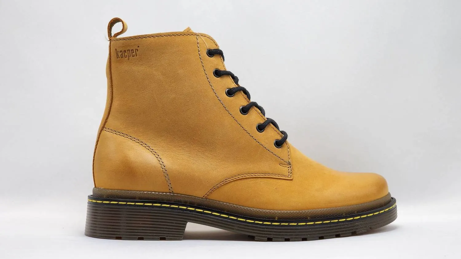 Women's Premium Nubuck Leather Boots In Yellow