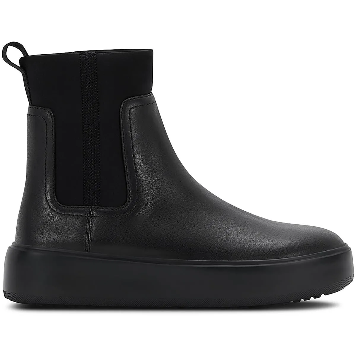 Womens Pull On Round Toe Ankle Boots