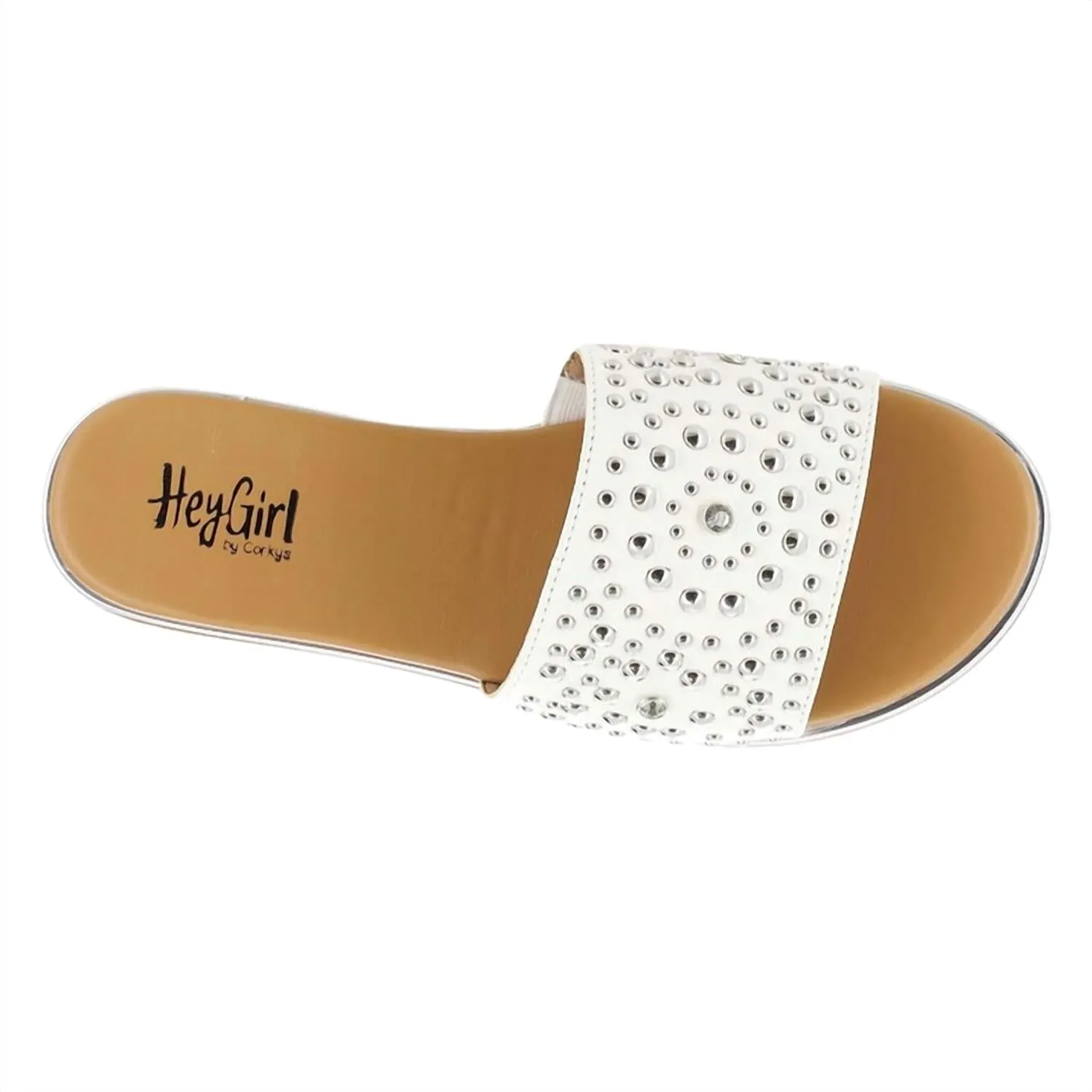 Women's "bail Money" Sandal In White