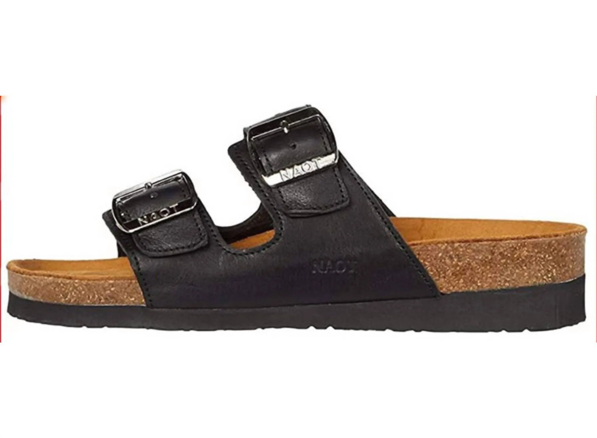 Women's Santa Barbara Leather Sandals In Soft Black Leather