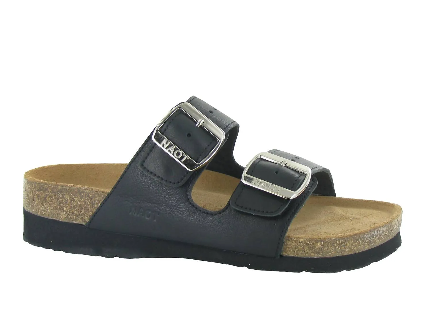 Women's Santa Barbara Leather Sandals In Soft Black Leather