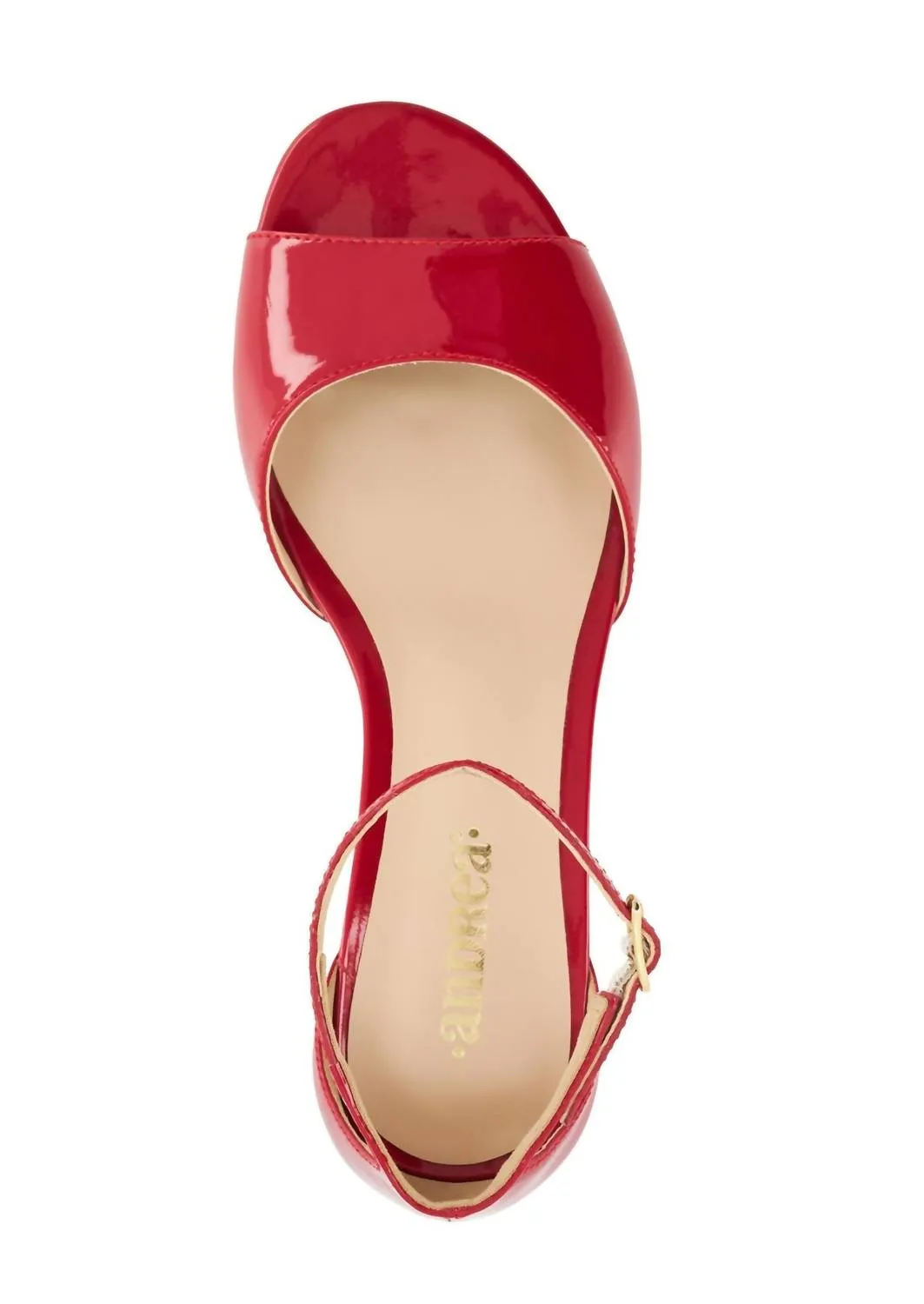 Women's Seduction Collection Ankle Closure Sandals In Red