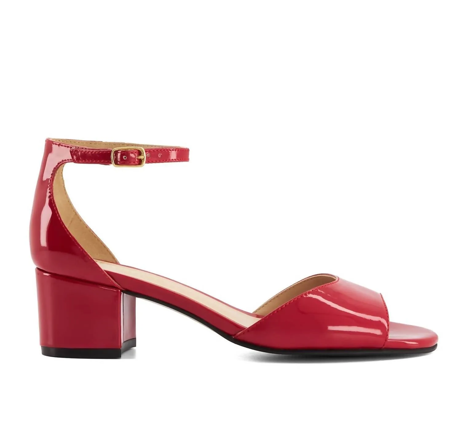 Women's Seduction Collection Ankle Closure Sandals In Red