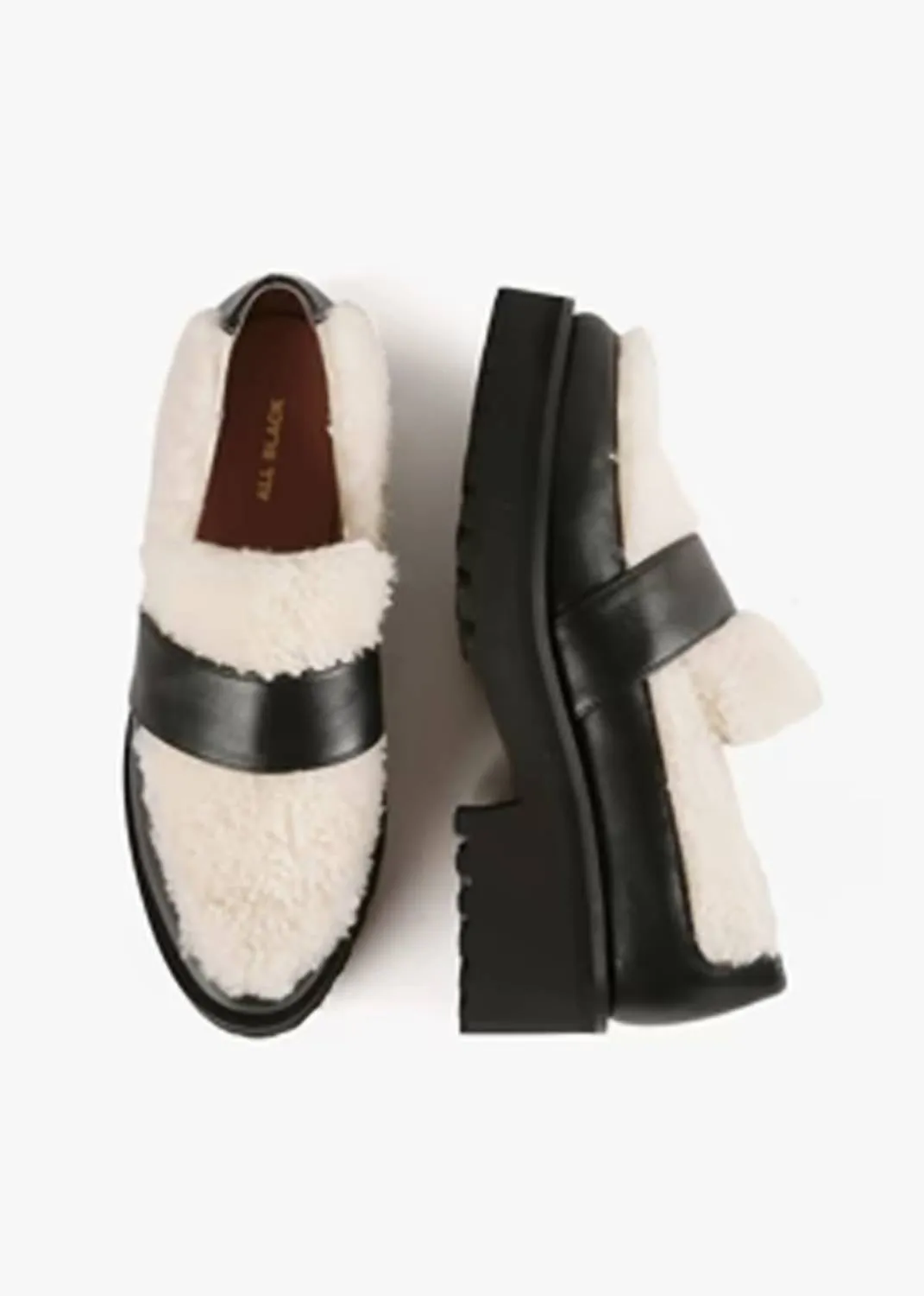 Women's Sherpa Loafer In Black