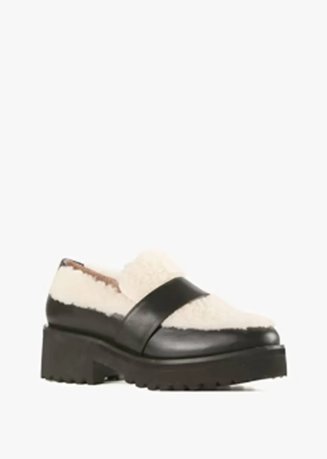 Women's Sherpa Loafer In Black